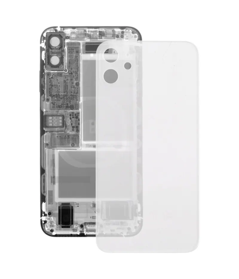 Transparent Glass Battery Back Cover for iPhone 11(Transparent) — image 1