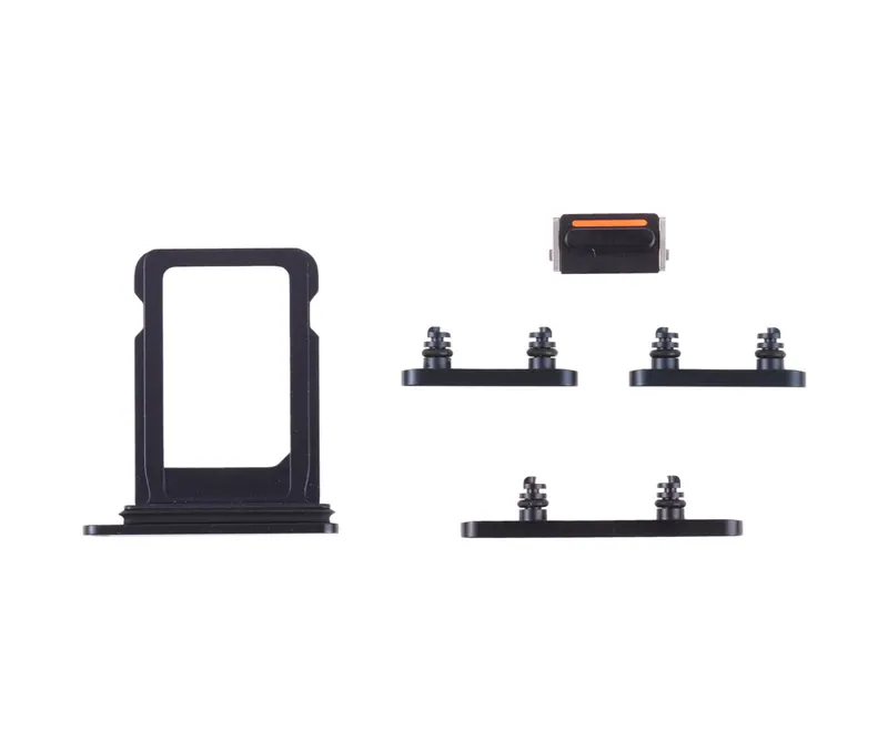 SIM Card Tray + Side Keys for iPhone 13(Midnight) — image 1