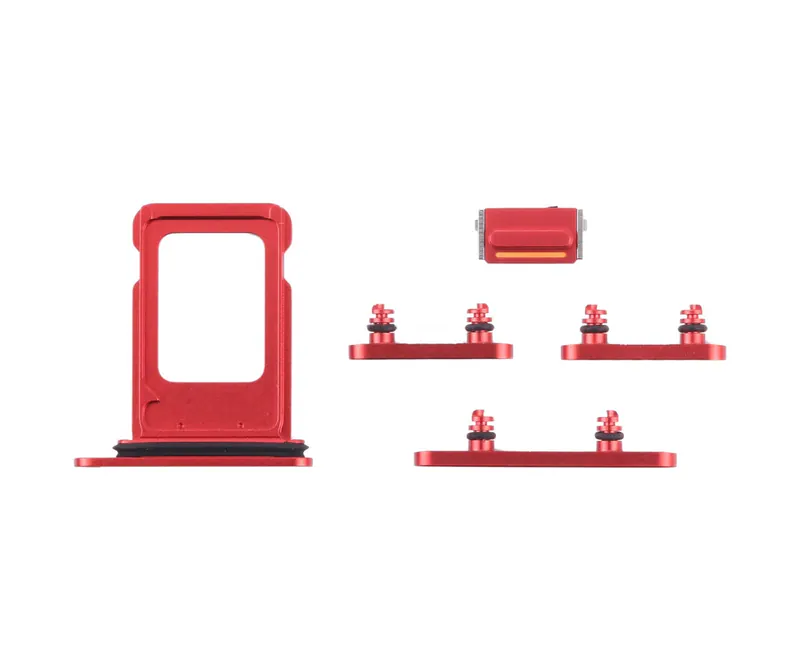 SIM Card Tray + SIM Card Tray + Side Keys for iPhone 13(Red) — image 1
