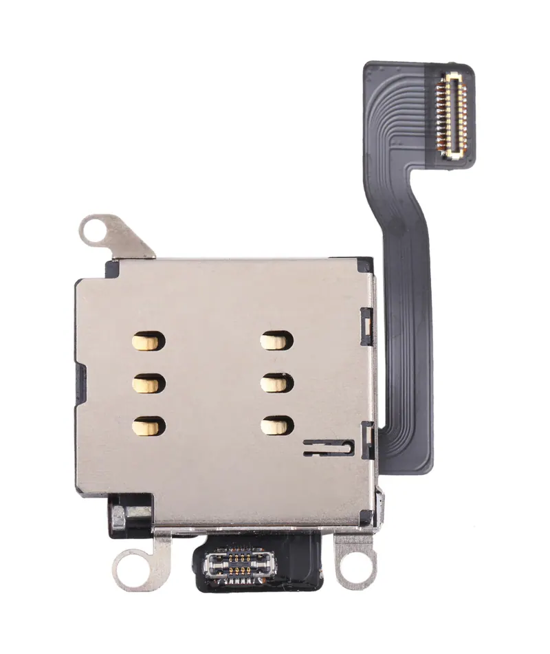 Double SIM Card Reader Socket with Flex Cable for iPhone 13 — image 1