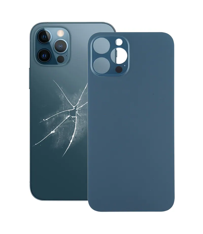 Easy Replacement Big Camera Hole Battery Back Cover for iPhone 12 Pro Max(Blue) — image 1