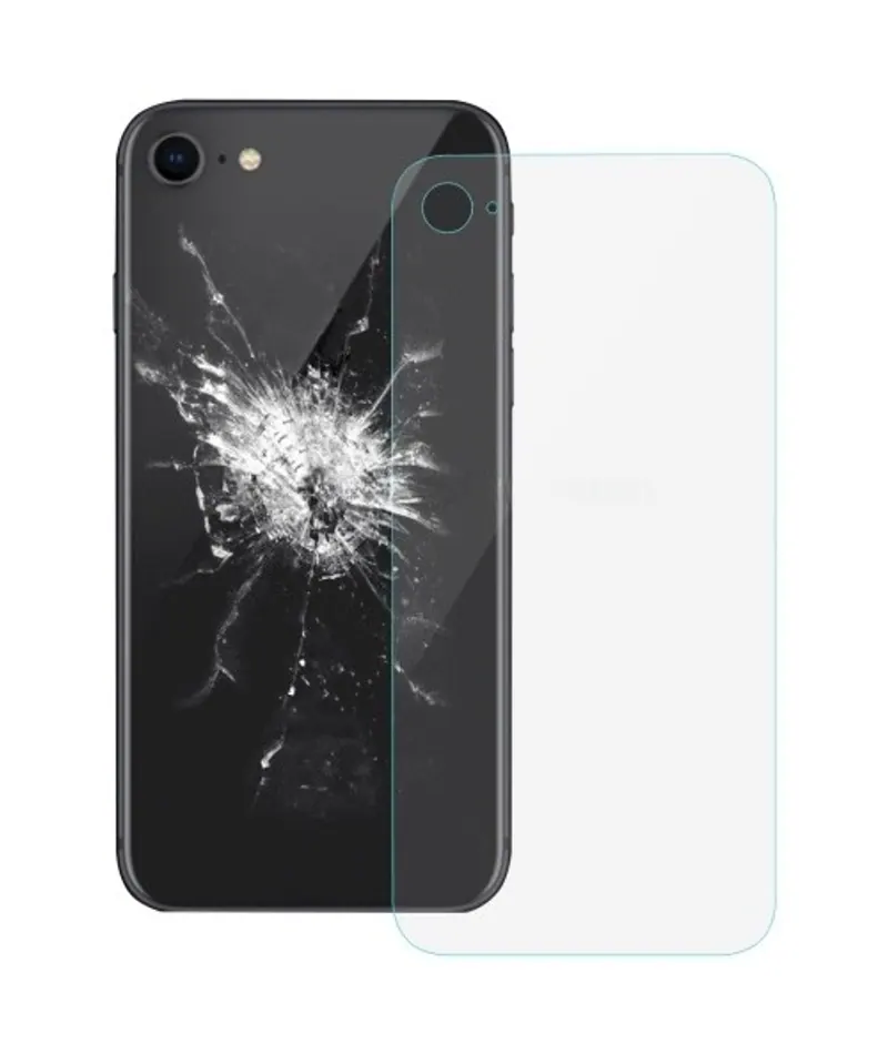 Glass Battery Back Cover for iPhone 8 (Transparent) — image 1