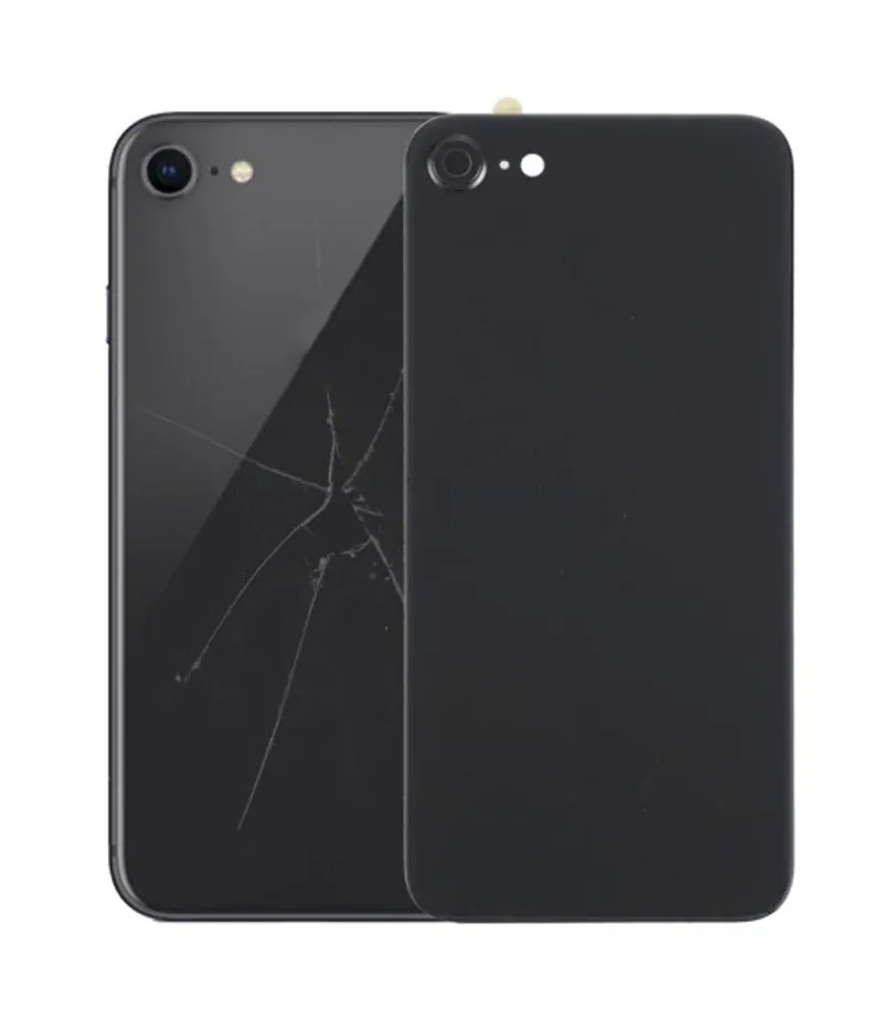 Back Cover with Adhesive for iPhone 8 (Black) — image 1