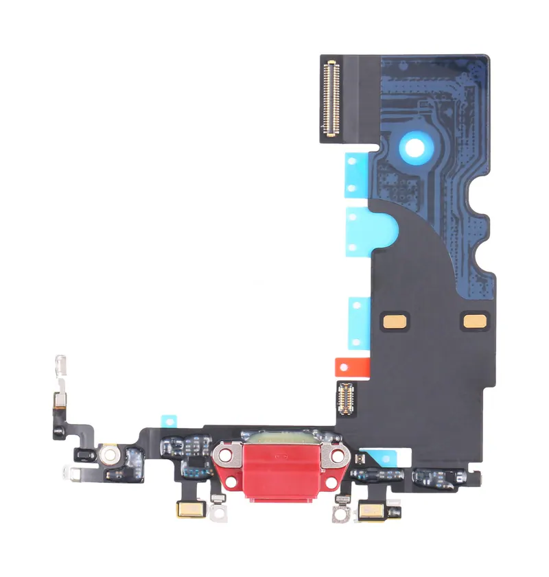 For iPhone SE 2022 3rd Gen Charging Port Flex Cable (Red) — image 1