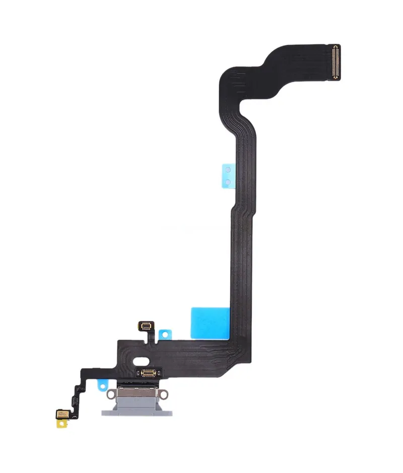 Charging Port Flex Cable for iPhone X (White) — image 1