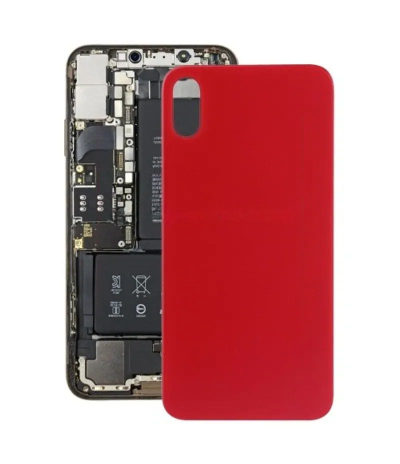 Battery Back Cover with Adhesive for iPhone XS Max(Red) — image 1