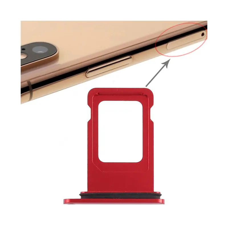 SIM Card Tray for iPhone XR (Single SIM Card)(Red) — image 1