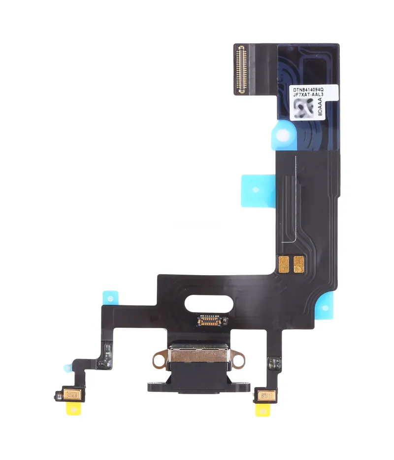 Original Charging Port Flex Cable for iPhone XR (Black) — image 1