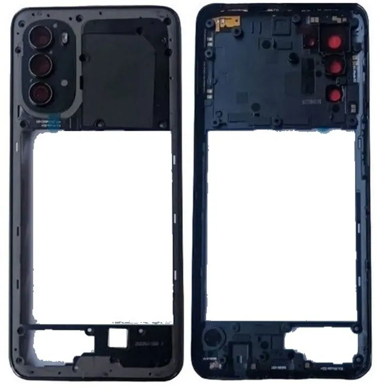 Middle Frame Ring Only for Motorola Moto G82 5G Grey — image 1