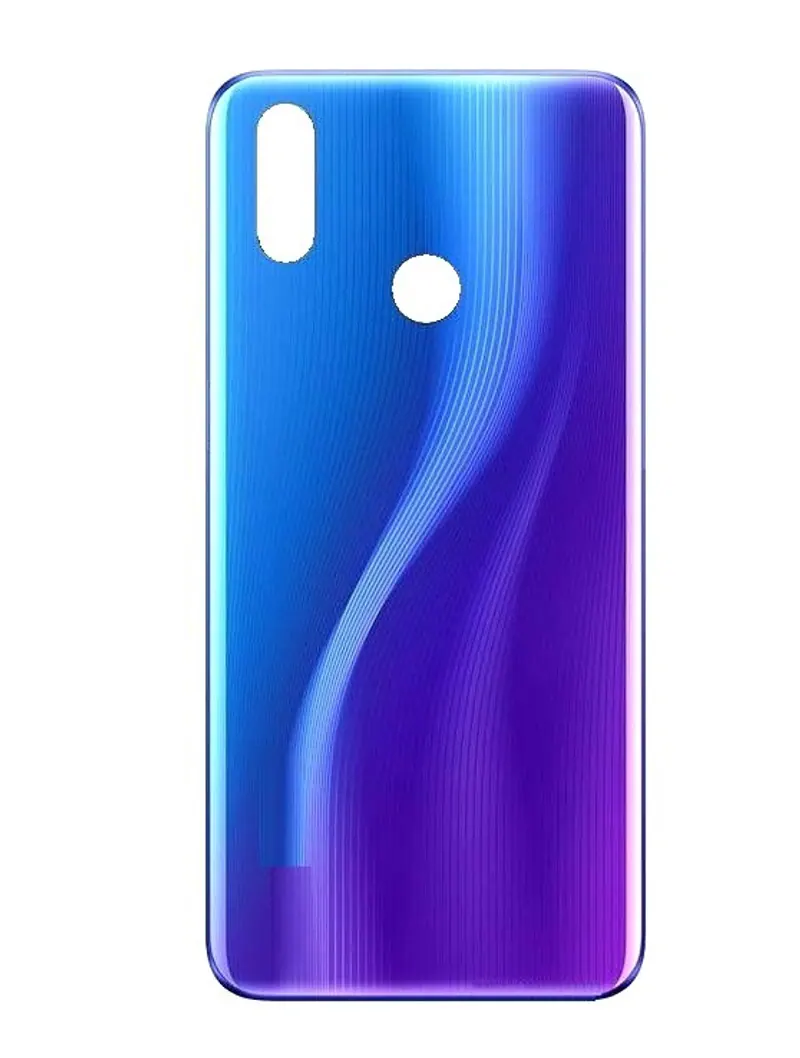 Back Panel Cover for Realme 3 Pro - Blue — image 1