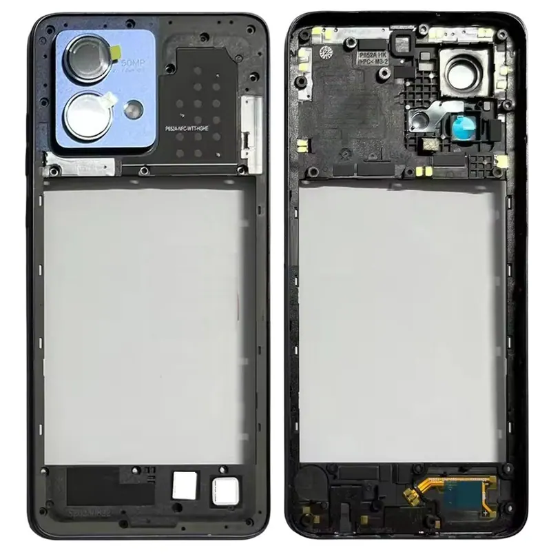 Middle Frame Ring Only for Motorola Moto G84 Blue — image 1