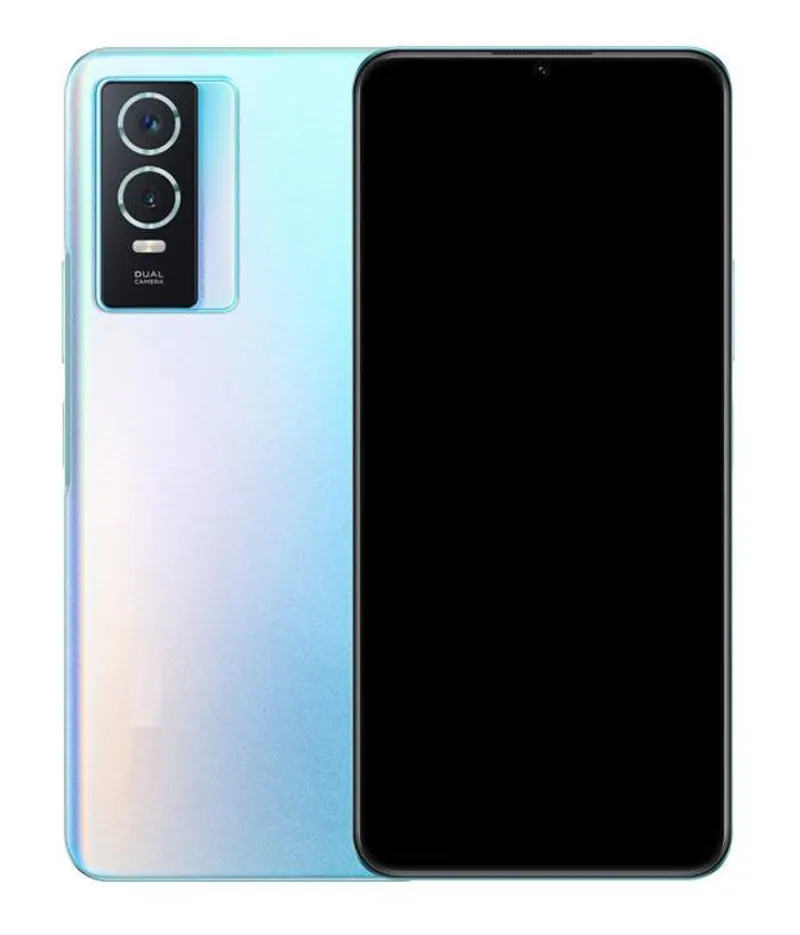 Back Panel Cover for Vivo Y74s 5G - Blue — image 1