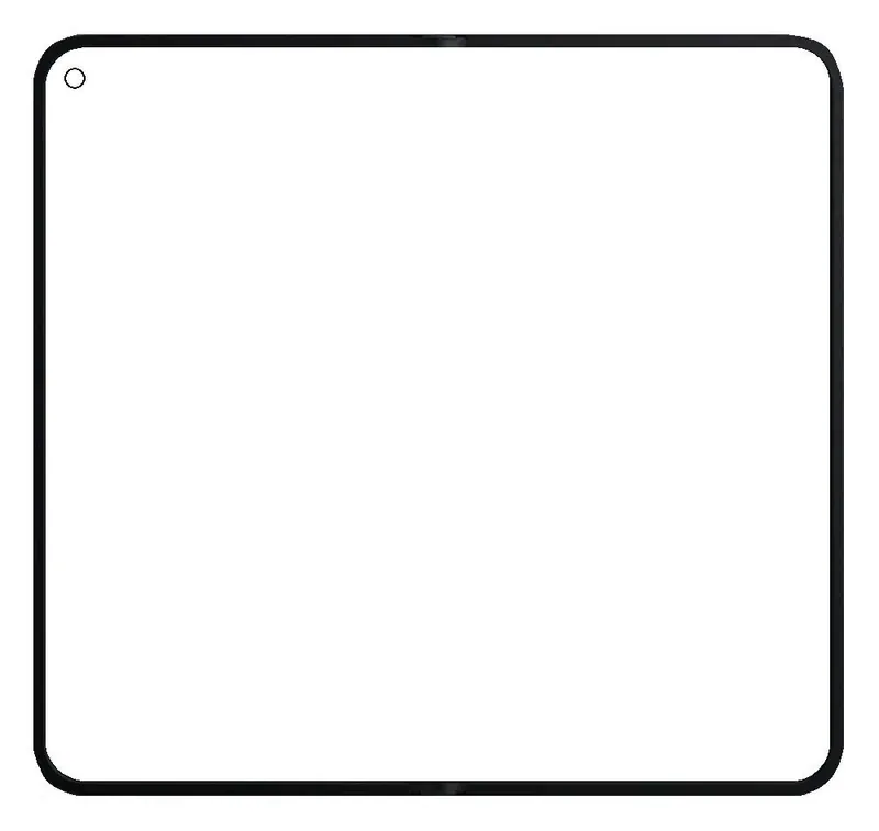Front Glass for Oppo Find N2 5G - Black — image 1