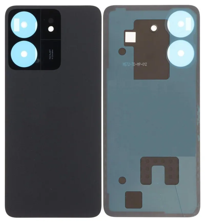 Back Panel Cover for Xiaomi Redmi 13C - Black — image 1