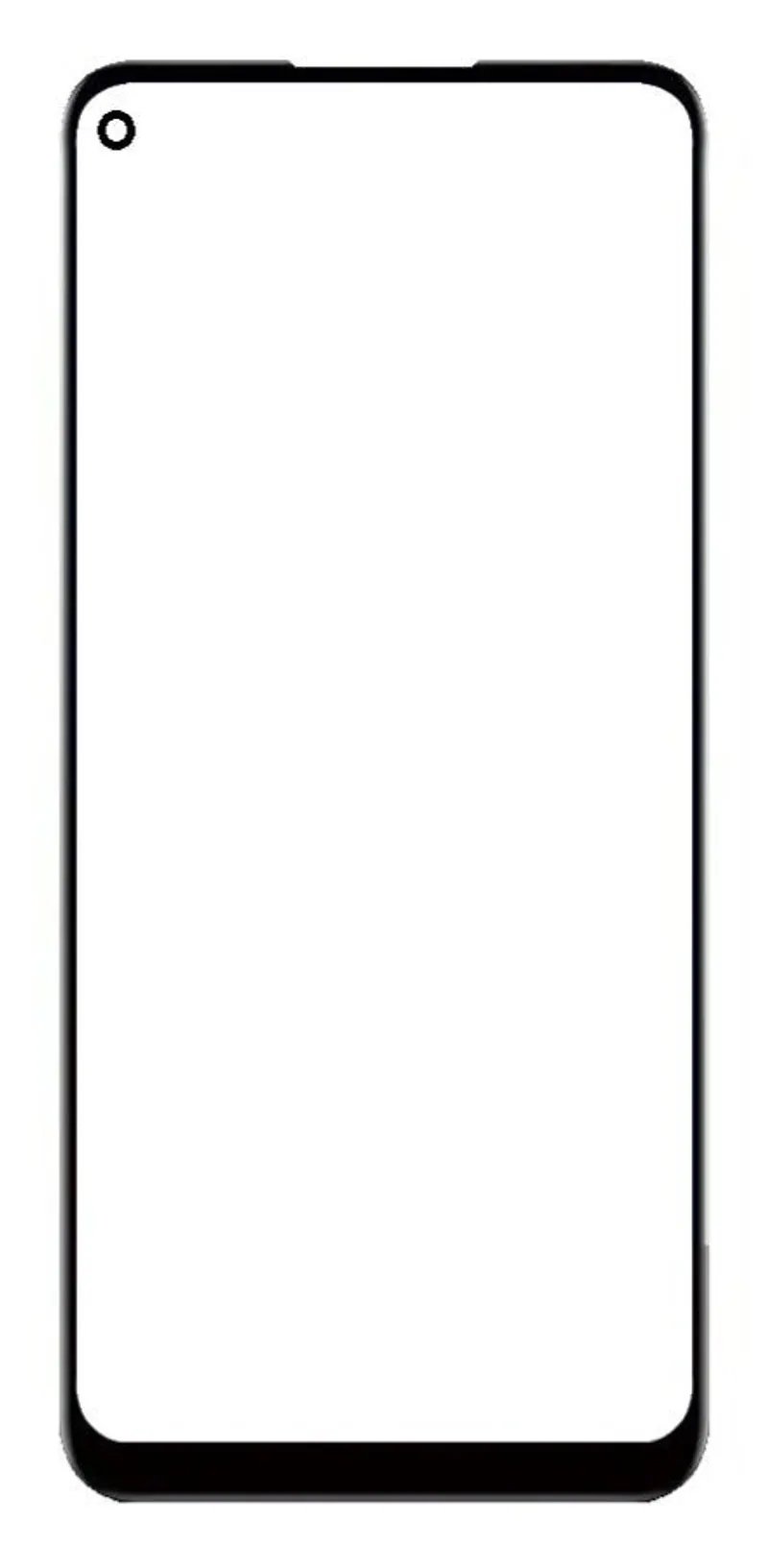 Front Glass for Oppo A11s - Grey — image 1