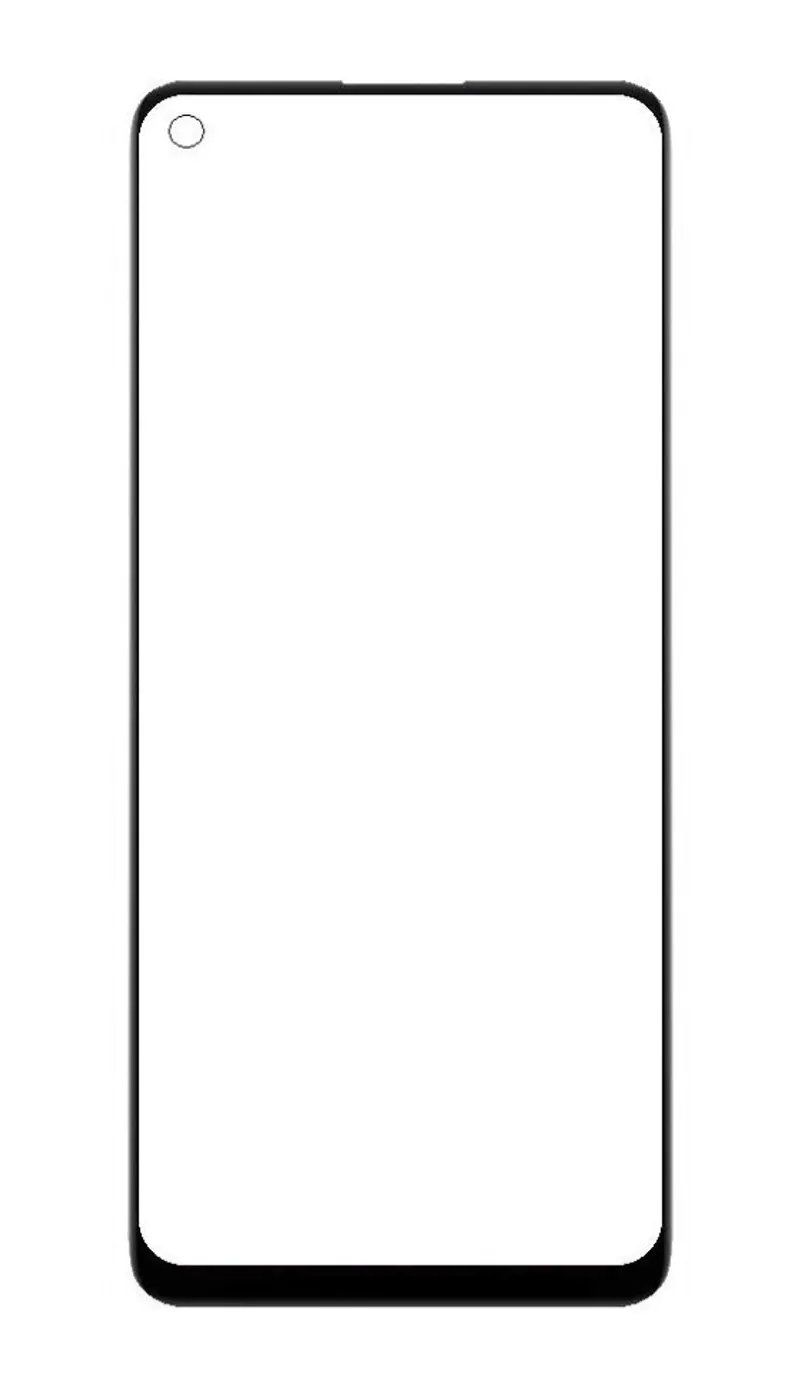 Front Glass for Oppo F19 Pro Plus 5G - Blue — image 1