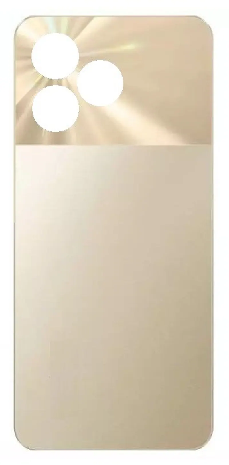 Back Panel Cover for Realme C53 India - Gold — image 1