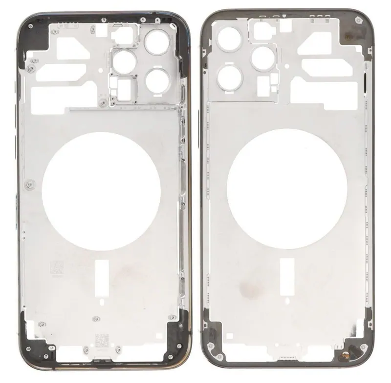 LCD Frame Middle Chassis for Apple iPhone 12 Pro Max - Blue — image 1