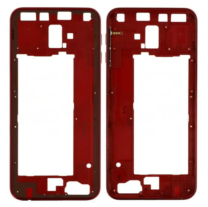 Middle Frame Ring Only for Samsung Galaxy J6 Plus Red — image 1