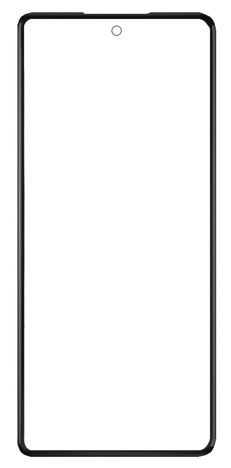 Front Glass for Motorola Razr Fold - Blue — image 1