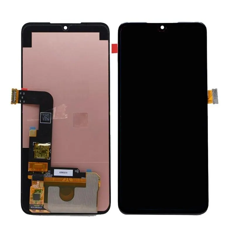 Display for LG G8X ThinQ - Black (Combo Folder) — image 1