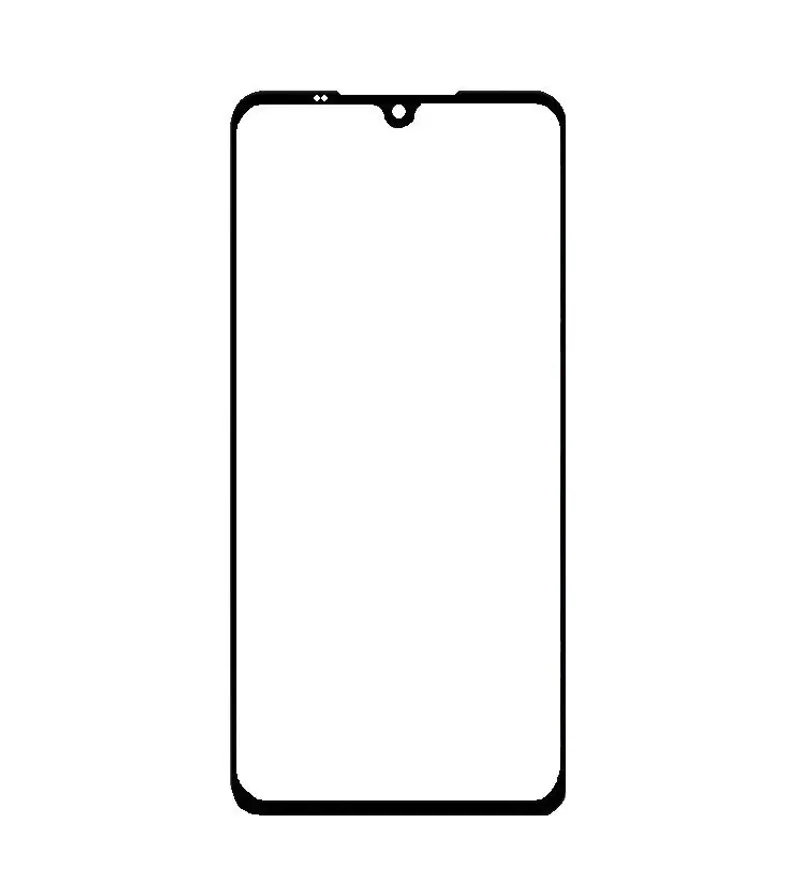 Front Glass for LG V50S ThinQ 5G - Black — image 1