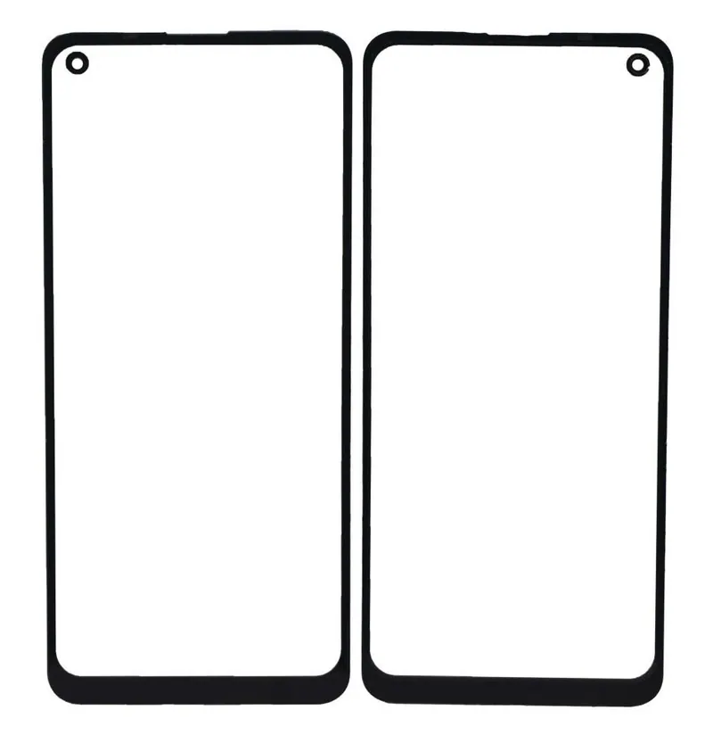Front Glass for LG W41 Pro - Blue — image 1