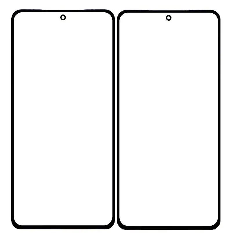 Front Glass for Vivo X60 Pro - Blue — image 1