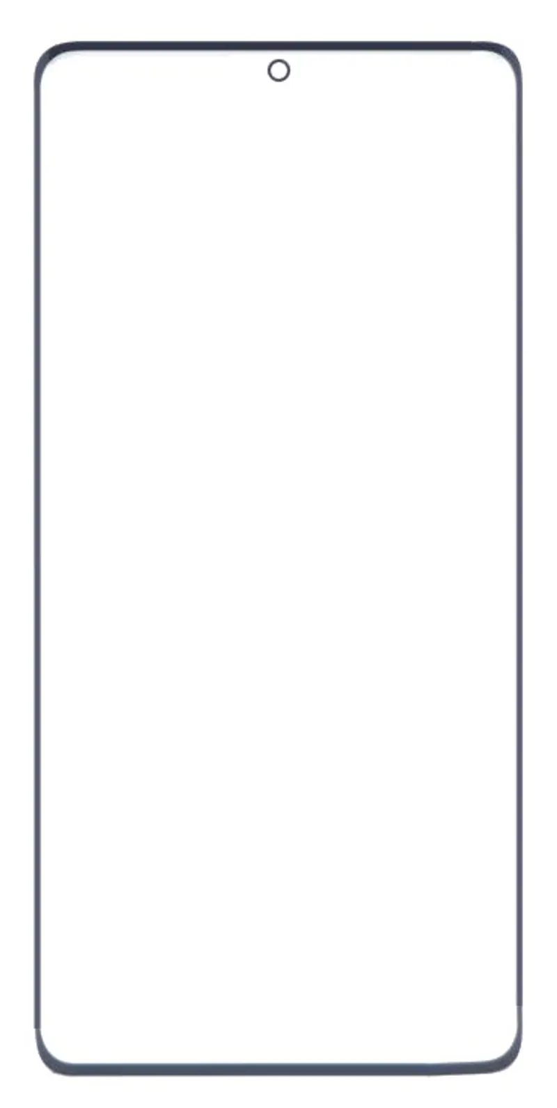 Front Glass for Vivo V27 Pro - Blue — image 1