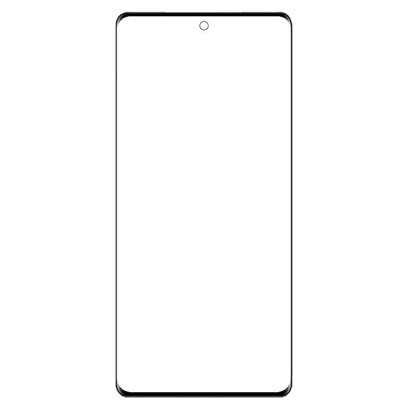 Front Glass for Vivo S16e - Black — image 1