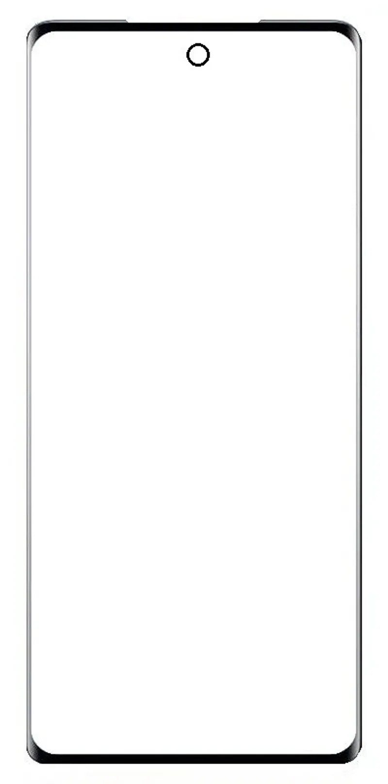 Touch Screen Digitizer for Vivo S18 Pro - Black — image 1