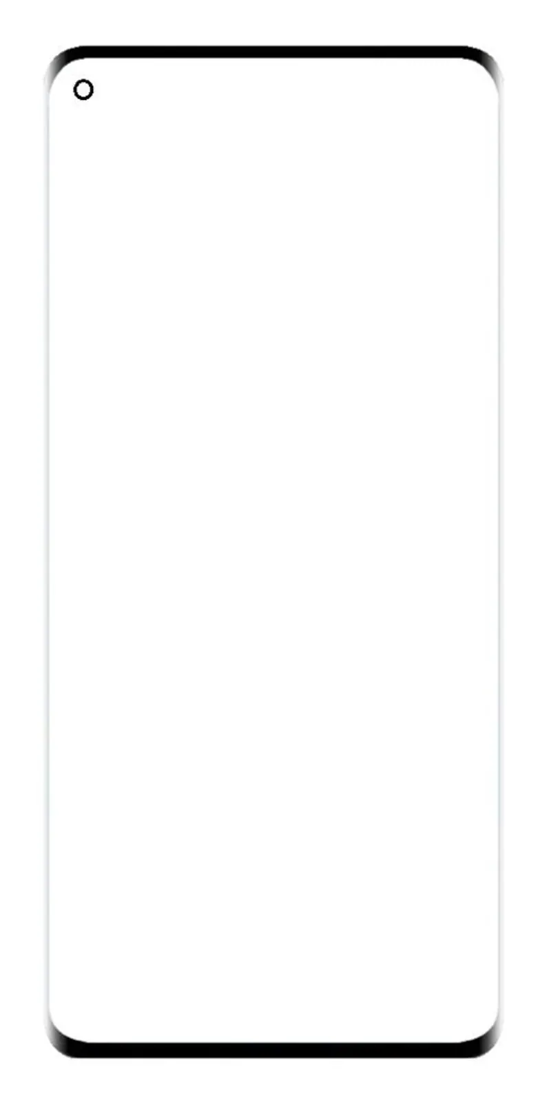 Front Glass for Huawei Mate 40E - Black — image 1