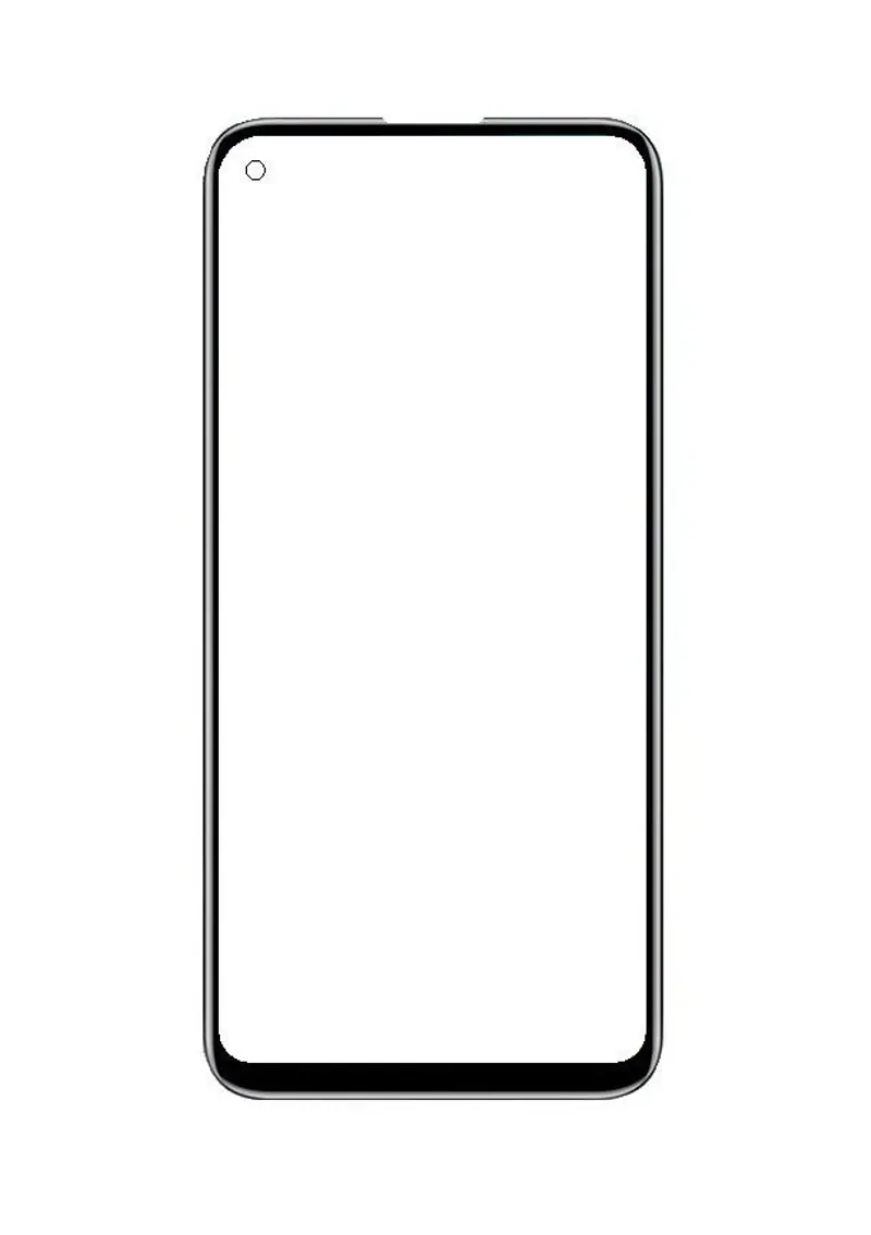 Front Glass for Huawei Enjoy 10 - Red — image 1