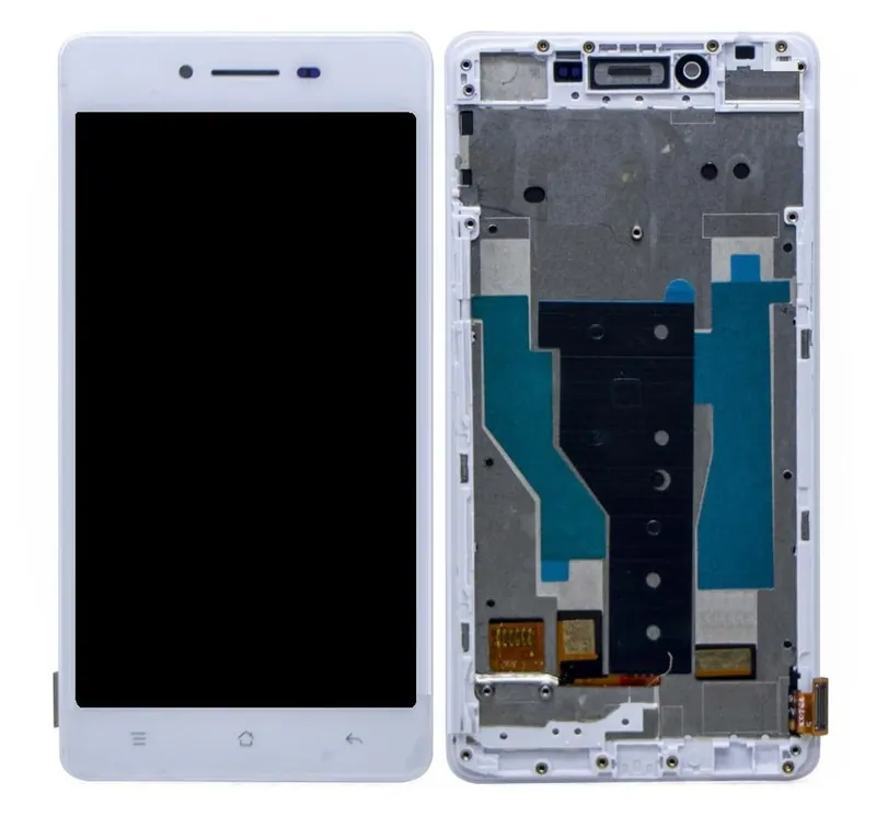 Display for Oppo R7 - White (Combo Folder) — image 1
