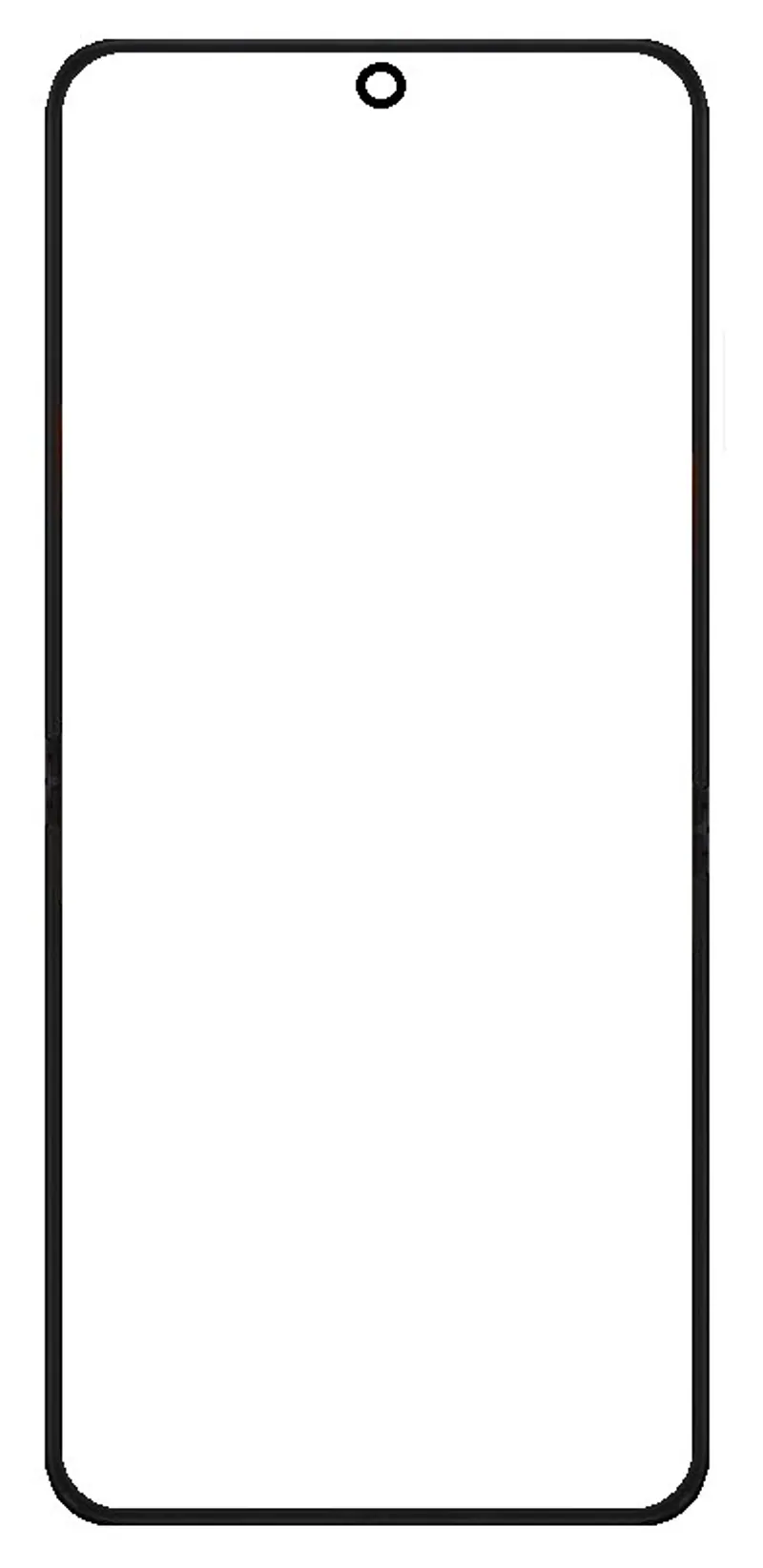 Touch Screen Digitizer for Honor Magic V Flip - Gold — image 1