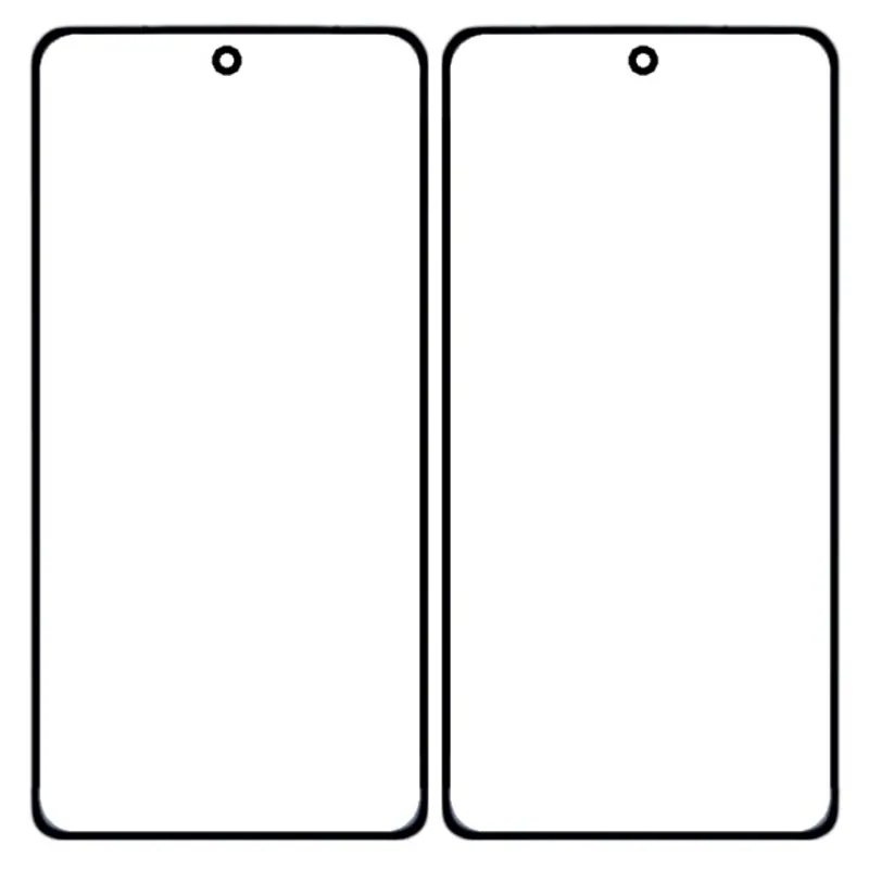 Front Glass for Realme GT 6T - Black — image 1