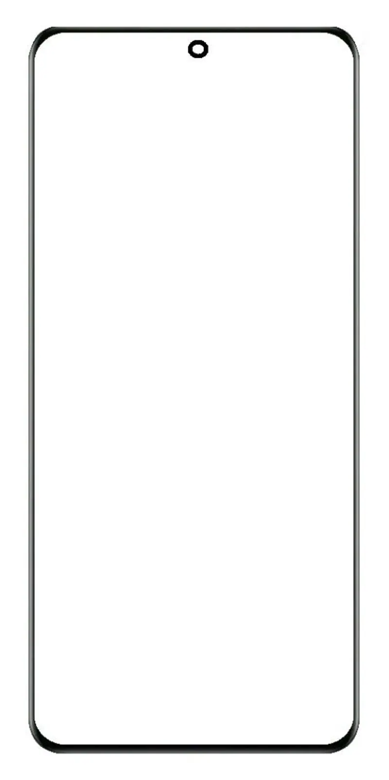 Front Glass for Realme GT5 - Black — image 1