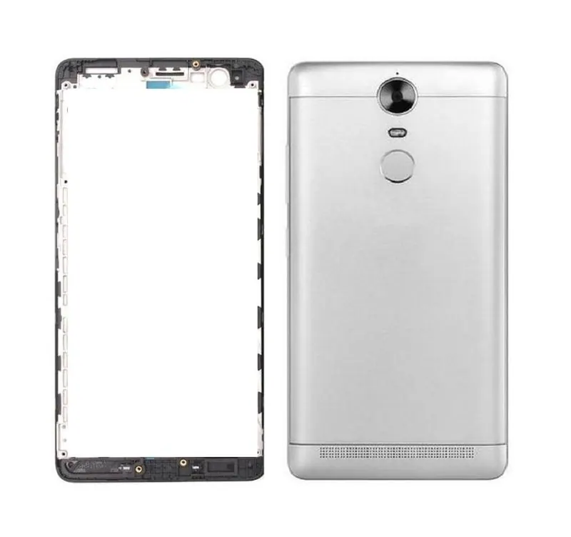 Full Body Housing for Lenovo Vibe K5 Note - Silver — image 1