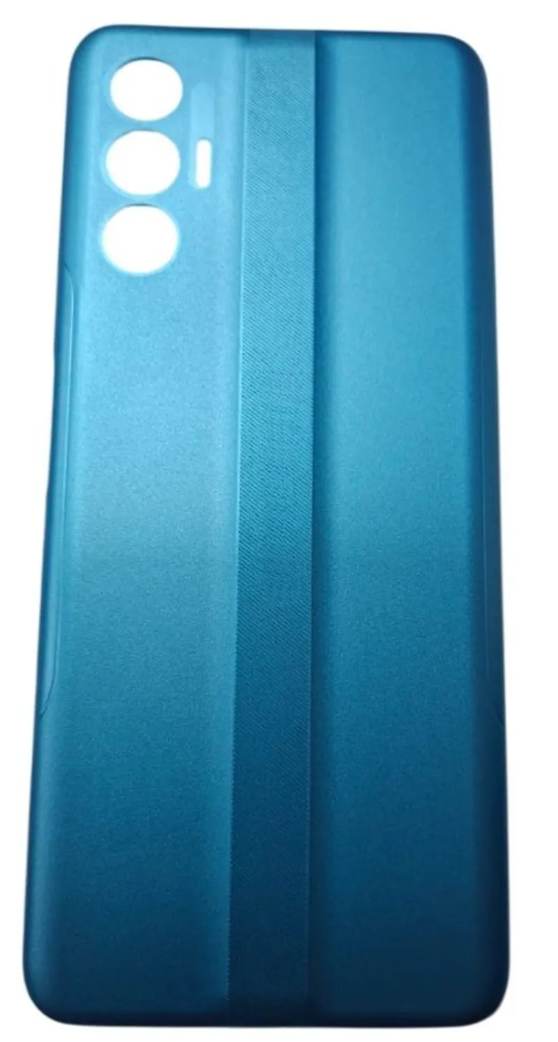 Back Panel Cover for Tecno Pova 3 - Blue — image 1