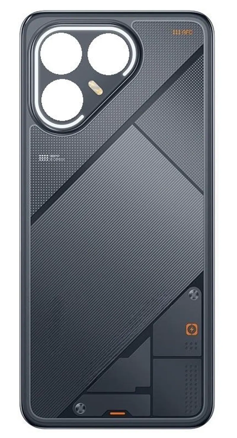 Back Panel Cover for Tecno Pova 7 Ultra 5G - Black — image 1