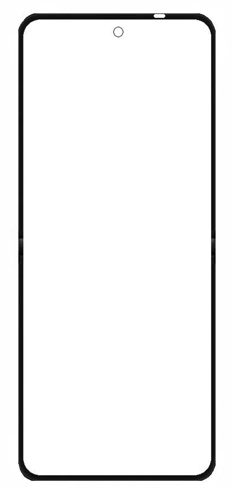 Touch Screen Digitizer for Tecno Phantom V Flip - Black — image 1