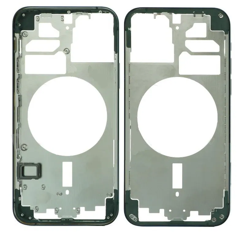 LCD Frame Middle Chassis for Apple iPhone 12 Pro - Blue — image 1
