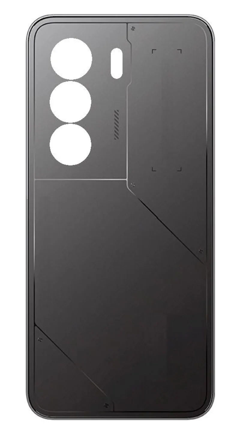 Back Panel Cover for Itel Power 70 - Black — image 1