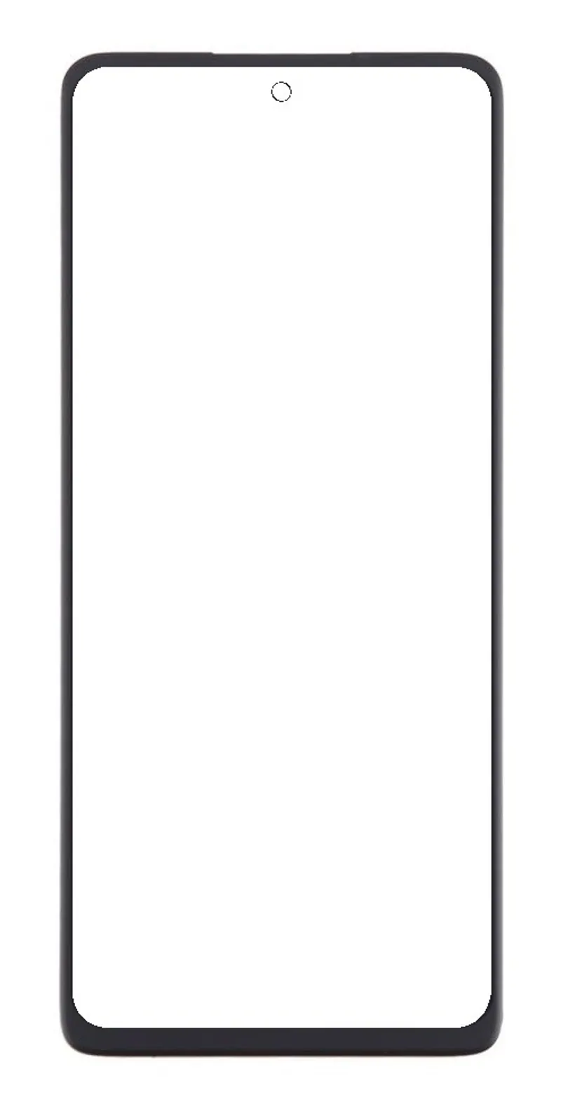 Front Glass for TCL 50 SE - Blue — image 1