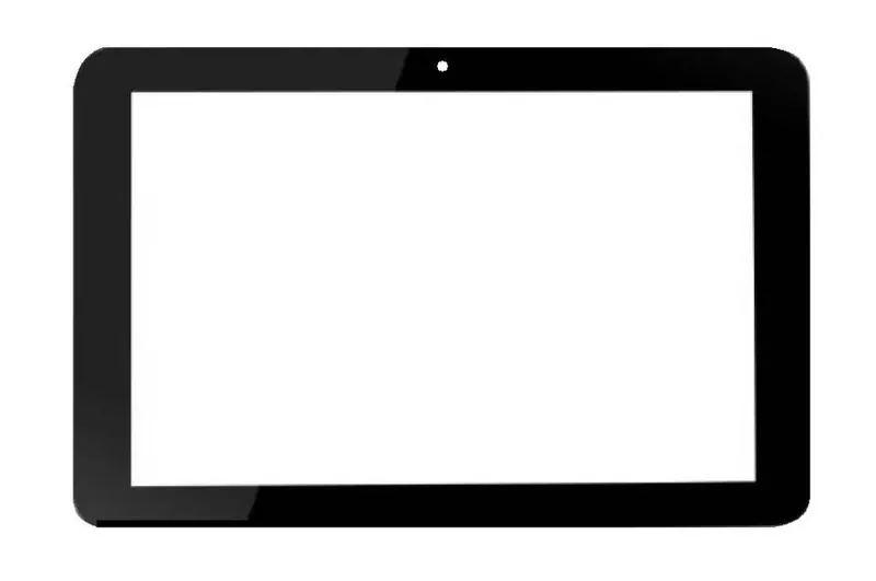 Front Glass for HP 10 Plus - Black — image 1