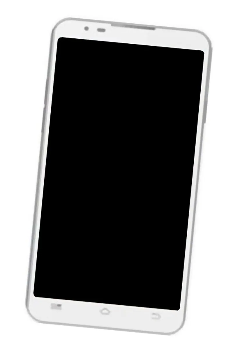 LCD Frame Middle Chassis for Micromax A109 Canvas XL2 - Black — image 1