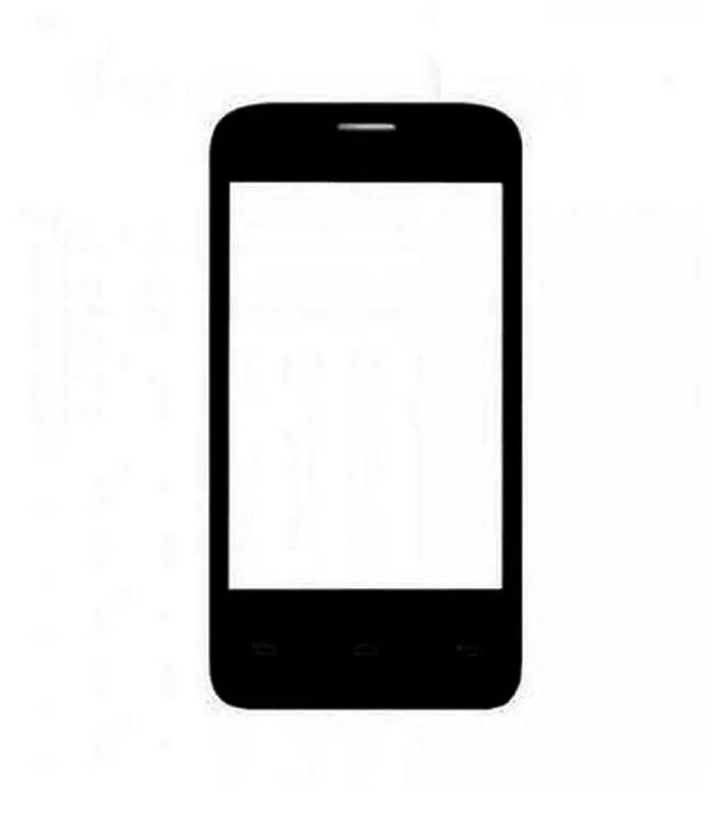 Front Glass for Micromax A59 Bolt - Black — image 1