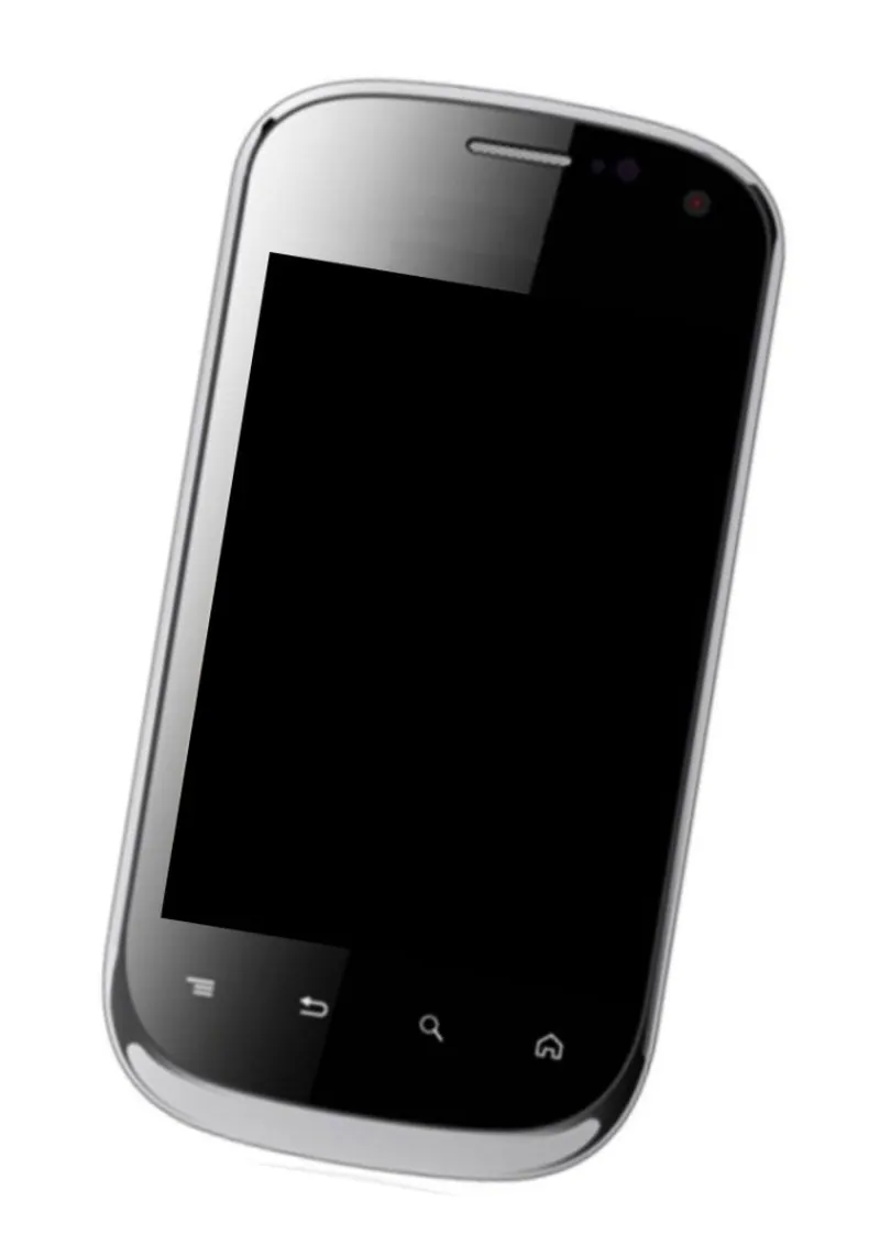 LCD Frame Middle Chassis for Micromax A75 - Black — image 1