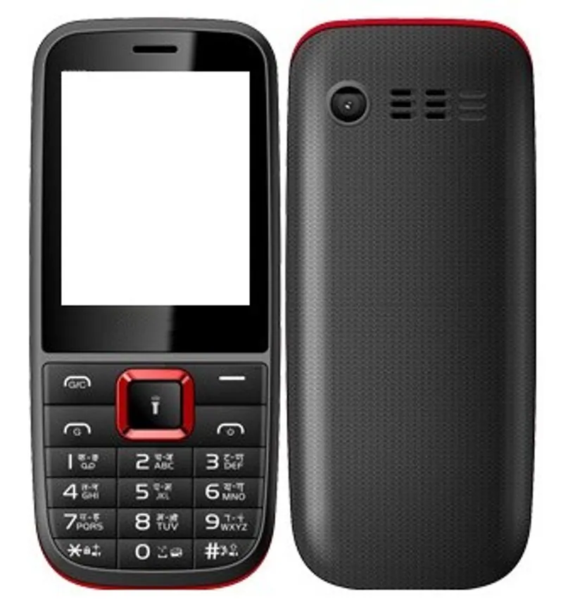 Full Body Housing for Micromax GC333 - Black — image 1