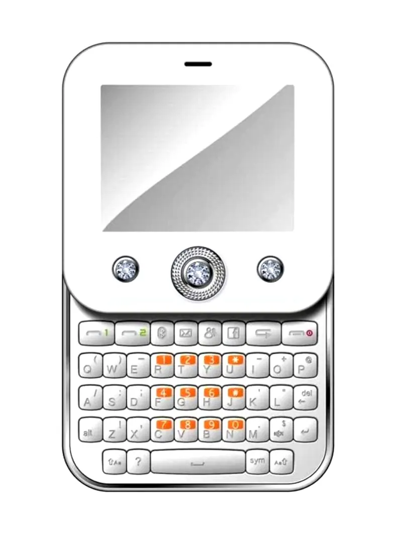 LCD Frame Middle Chassis for Micromax Q55 Bling - Black — image 1